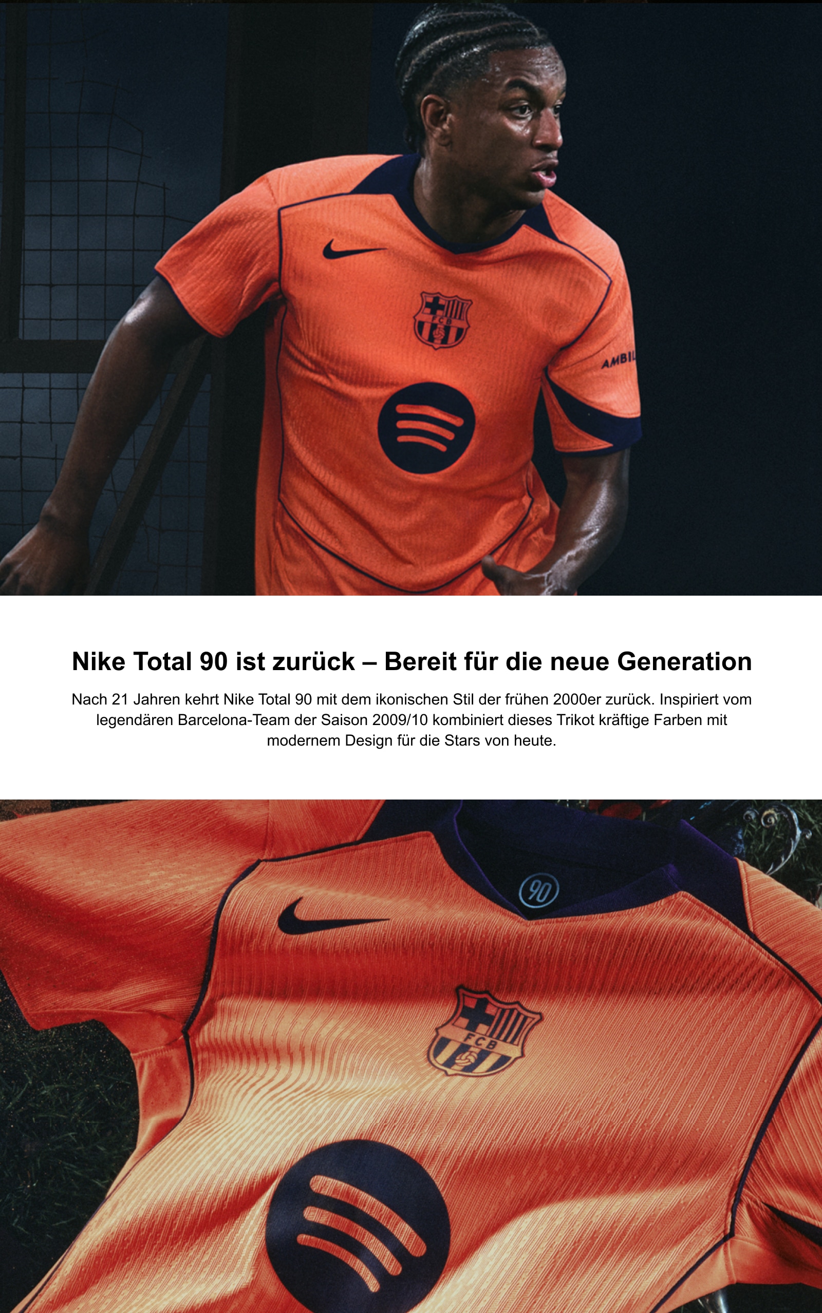 Barcelona Ausweichtrikot 2025/26